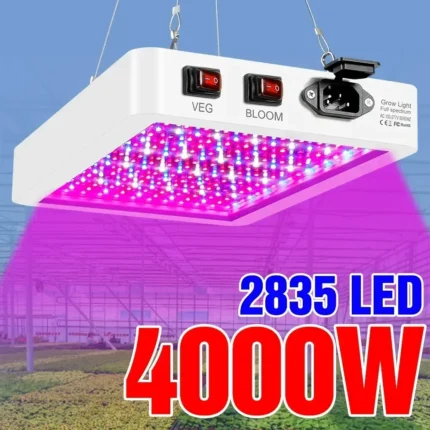 LANÇAMENTO Luz LED 4000/5000w FULL SPECTRUM IP65 para Estufa - VEGA E FLORA